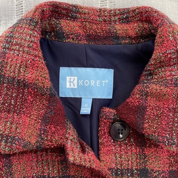 Koret vintage tweed plaid shacket. - Picture 7 of 14